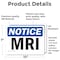 Signmission MRI, 10 in W x Rectangle, Vinyl Decal OS-2PACK-NS-D-710-L-14264 - alternate 5